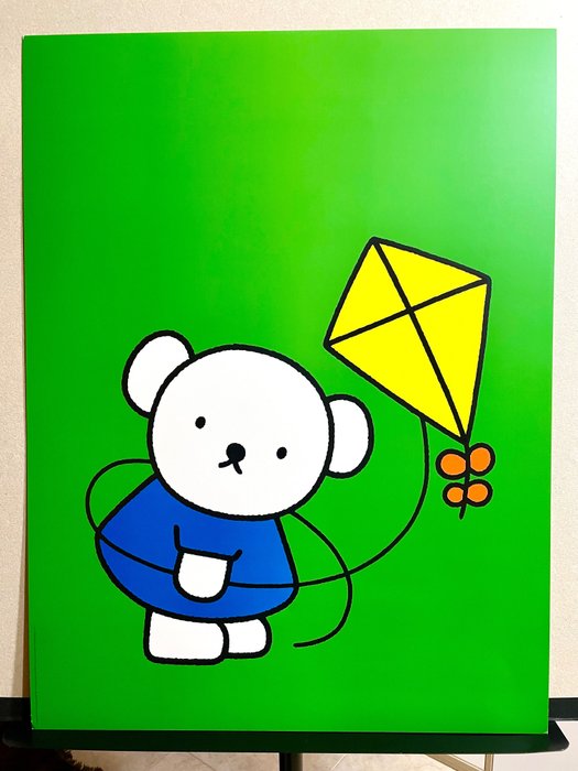 Dick Bruna - Boris Bear playing kite - 1980‹erne