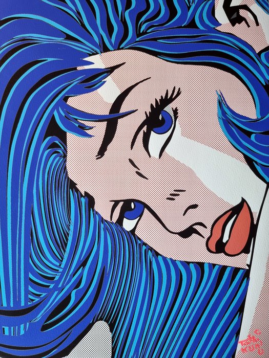 Tushikuni (1973) - Blue Mane - Roy Lichtenstein vs Kuni