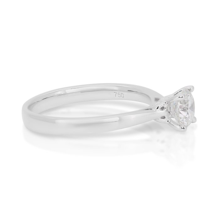 Ring - 18 kraat Hvidguld -  0.55ct. tw. Diamant (Natur)