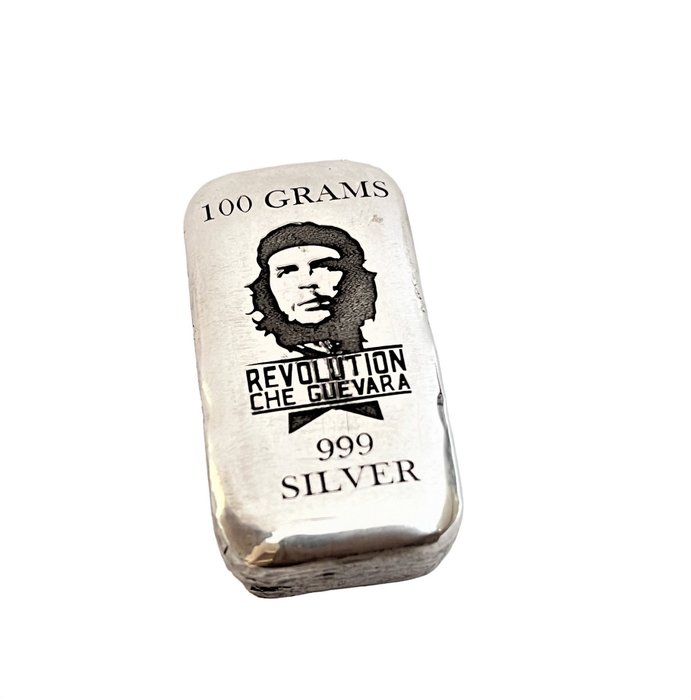 100 gram - Sølv 999 - Che Guevara  (Ingen mindstepris)