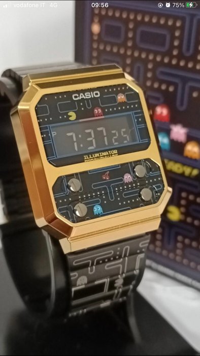 Casio - Pac Man Illuminator Limited Edition - Ingen mindstepris - Mænd - 1980-1989