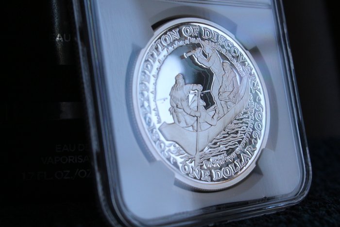 Förenta staterna Shawnee Nation Dollar 2005 1 Oz (999) - NGC PF70 Perfect Grade!  (Ingen mindstepris)