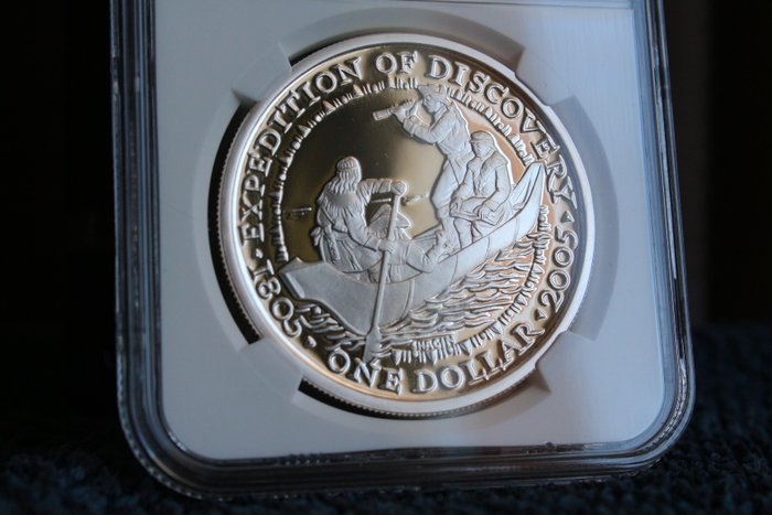 Förenta staterna Shawnee Nation Dollar 2005 1 Oz (999) - NGC PF70 Perfect Grade!  (Ingen mindstepris)