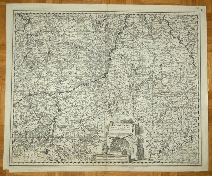 Belgien - Lukker; Nicolaes Visscher - Leodiensis Episcopatus in omnes Subjacentes Provincias - 1672