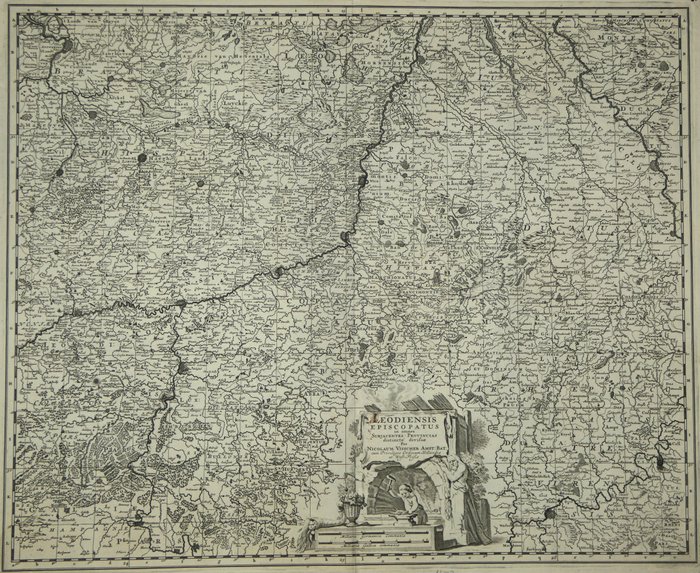 Belgien - Lukker; Nicolaes Visscher - Leodiensis Episcopatus in omnes Subjacentes Provincias - 1672