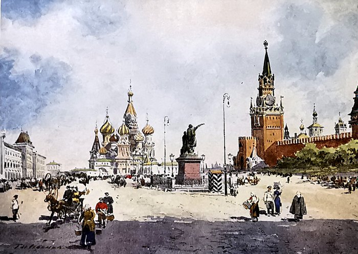 Frederic de Haenen - Moscow Painted - 1912