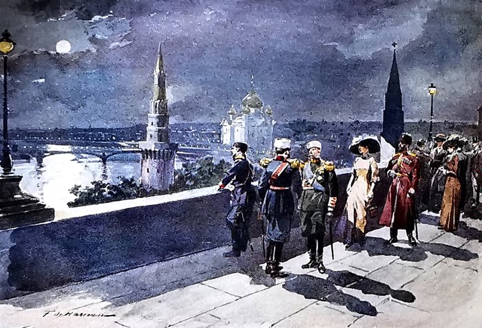 Frederic de Haenen - Moscow Painted - 1912