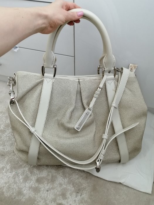 Burberry - Off White Studded bag - Skuldertaske