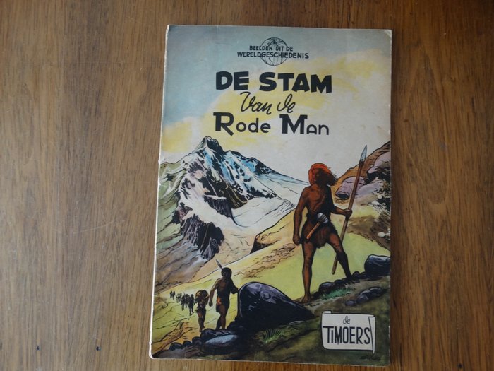 De Timoers 1, 2 - De stam v/d rode man - De vuurzuil van Timoer - 2 Album - Første udgave - 1955/1956