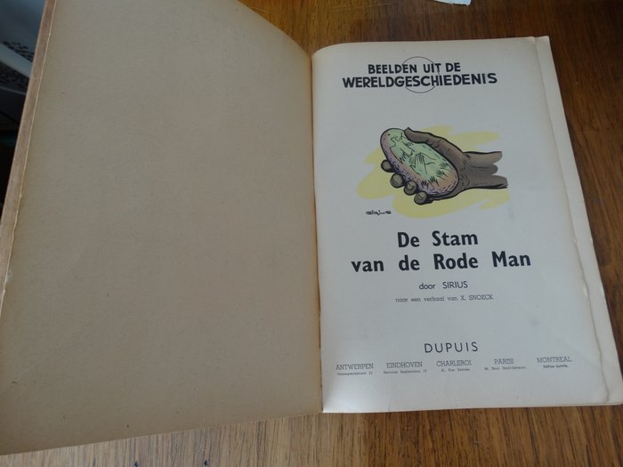 De Timoers 1, 2 - De stam v/d rode man - De vuurzuil van Timoer - 2 Album - Første udgave - 1955/1956