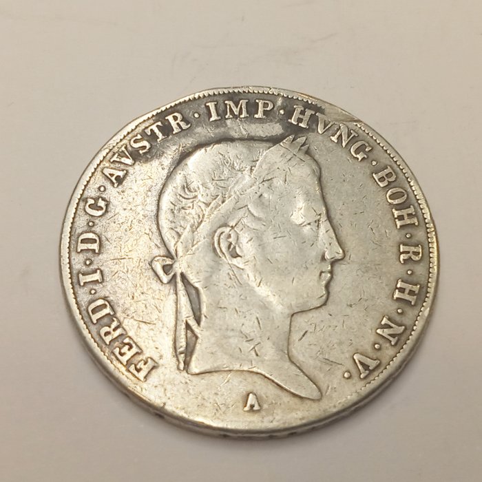 Østrig Habsburg Ferdinand 1 af Augsburg (1835-1848) 1 /2 Thaler 1837 A