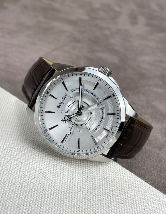 Mathey-Tissot - Mondo Date - Ingen mindstepris - H711AS - Mænd - 2011-nu