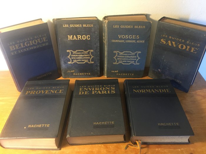 Various - A collection of 7 Les Guides Bleus - 1920-1957