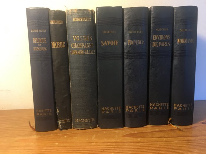 Various - A collection of 7 Les Guides Bleus - 1920-1957