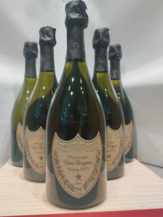 2015 Dom Pérignon - Champagne Brut - 6 Flasker (0,75 L)