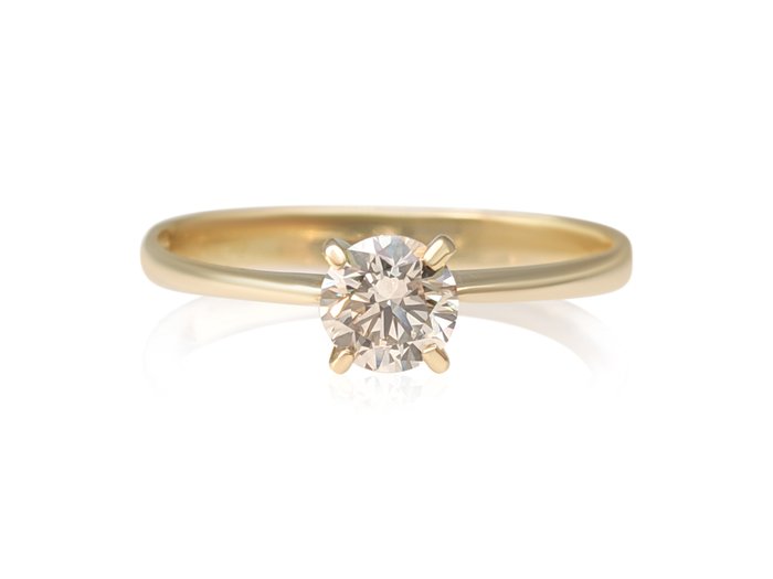 Ingen mindstepris - Ring - 14 karat Gulguld -  0.40ct. tw. Diamant (Natur) - GWLab