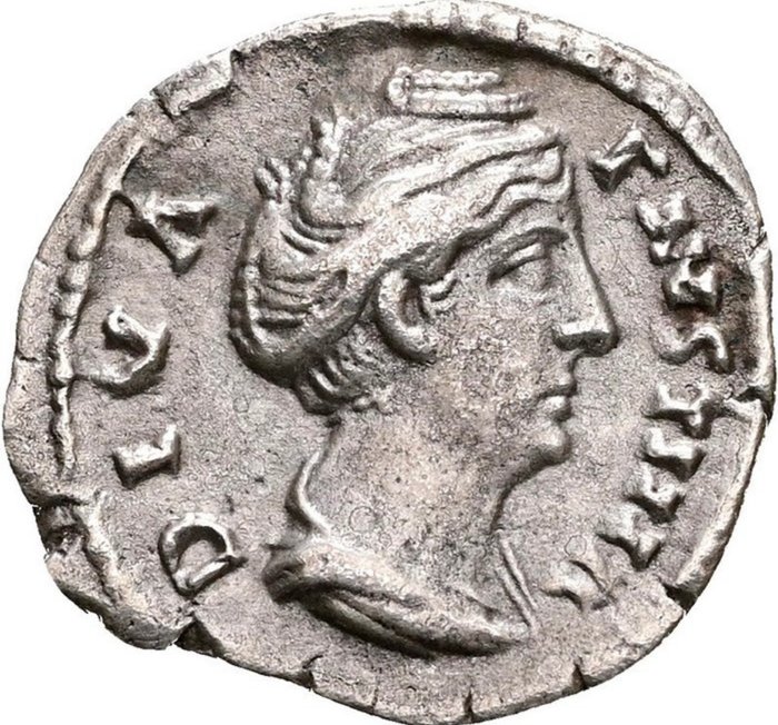 Romarriket. Faustina I († AD 140/1). Denarius  (Ingen mindstepris)