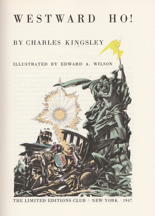 Signed, Charles Kingsley - Westward Ho ! - 1947