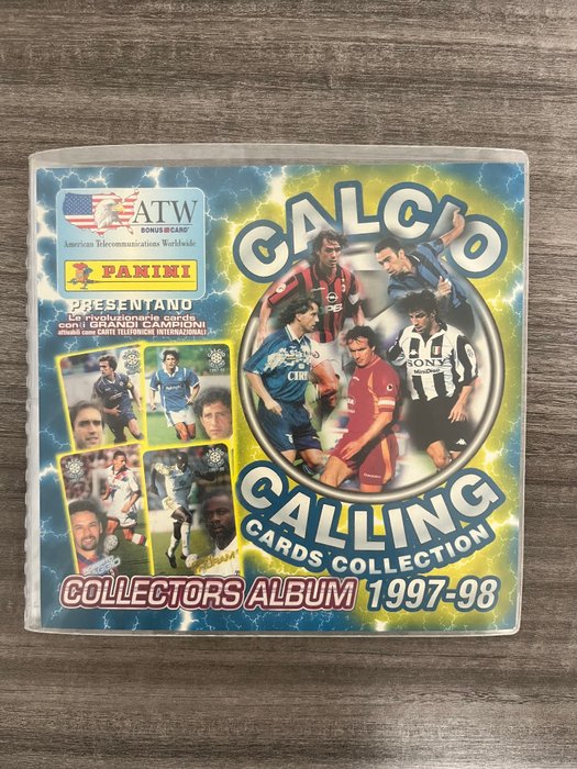 Panini - Calcio Calling Cards 1997/98 - (56/56) Complete Album