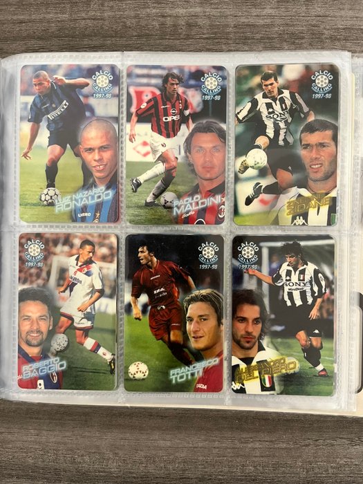 Panini - Calcio Calling Cards 1997/98 - (56/56) Complete Album