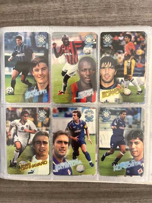 Panini - Calcio Calling Cards 1997/98 - (56/56) Complete Album