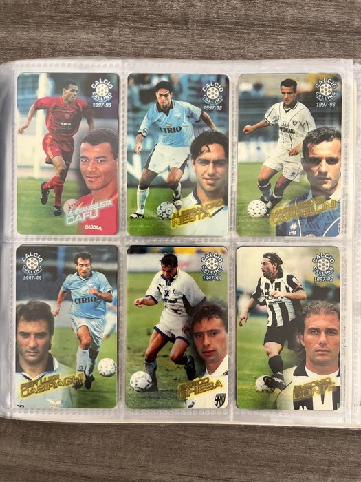 Panini - Calcio Calling Cards 1997/98 - (56/56) Complete Album