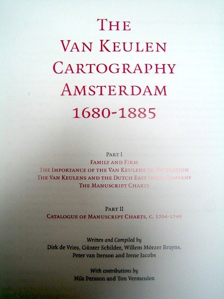 World - Verdensomspændende have oceaner øer; Van Keulen family - The Van Keulen Cartography Amsterdam 1680-1885 - 1680-1885