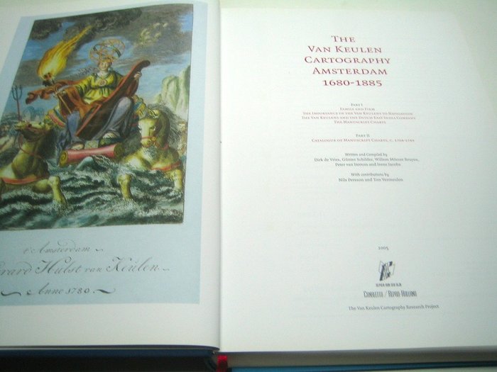 World - Verdensomspændende have oceaner øer; Van Keulen family - The Van Keulen Cartography Amsterdam 1680-1885 - 1680-1885