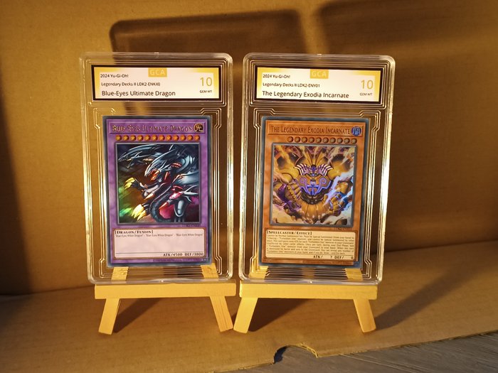 Konami - 2 Card - Exodia the Forbidden One and Blue-Eyes Ultimate Dragon