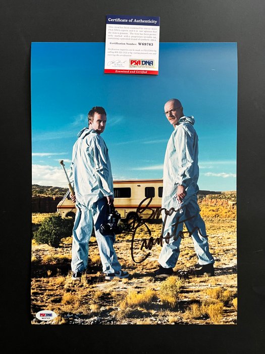 Breaking Bad - Bryan Cranston (Walter White/Heisenberg) - Signed in Person - with PSA/DNA Certificate - Autograph photo - No Reserve!