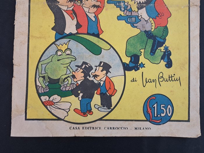 Le Avventure di Pietro e Paolo, Paolone, Braccio di Ferro - 3 Comic - Første udgave - 1937/1939