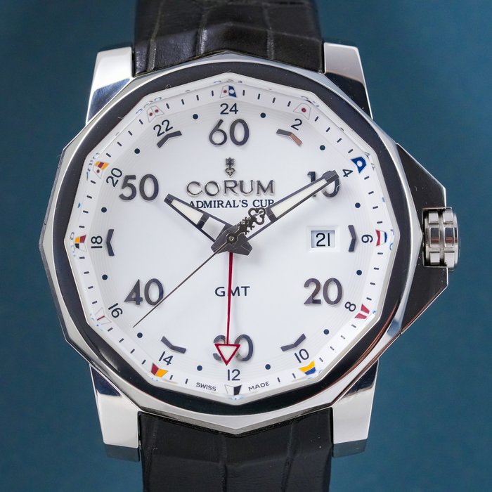 Corum - Admiral's Cup GMT Challenger - 383.330.20/V701 - Mænd - 2011-nu