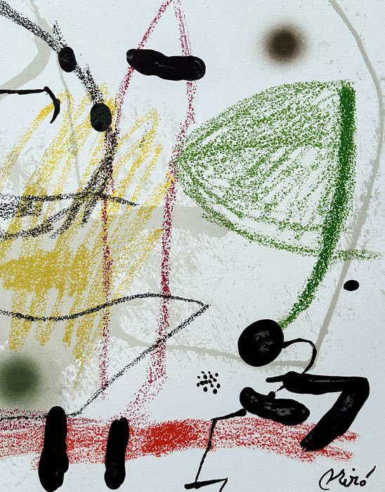 Joan Miro (1893-1983) - Composition surréaliste