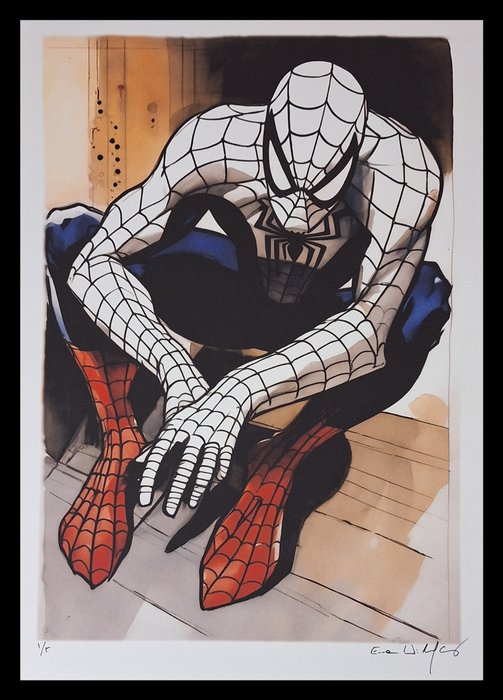 Spiderman - watercolor edition by Emma Wildfang - Large size