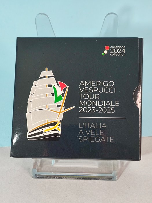 Italien. 5 Euro 2024 "Nave Amerigo Vespucci" Proof  (Ingen mindstepris)