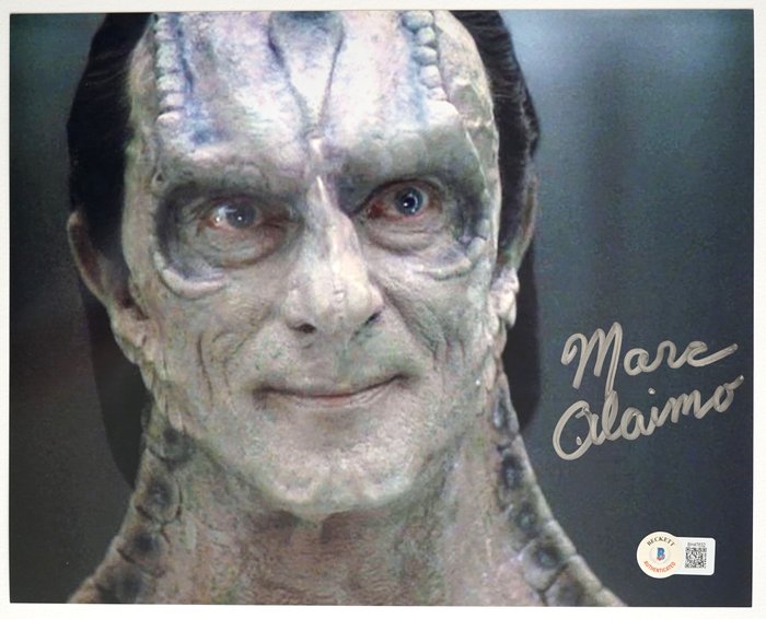 Star Trek Deep Space Nine - Marc Alaimo (Gul Dukat) - Autograph, Photo With Beckett COA