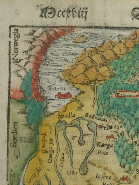 Rusland - Moskow / Kiev / Kiev; Sebastiaan Münster - Moscowitterland - 1581-1600