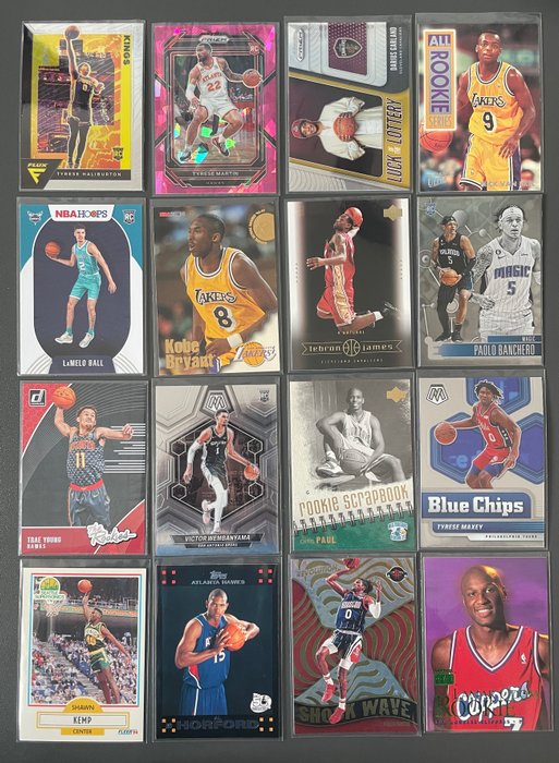 1989 to 2023 NBA Stars  Rookies Collection (40 cards) Michael Jordan 8x, THT Pink Prizm /49, Rookies: Kobe Lebron Wembanyama Chris Paul Lamelo Banchero - 1 Mixed collection - Næsten så god som ny (NM)