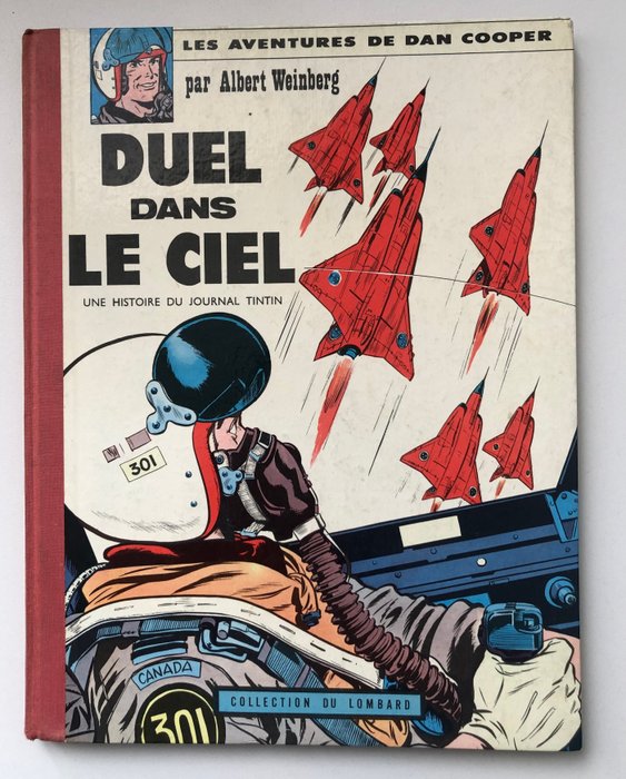 Dan Cooper T5 - Duel dans le ciel - C - 1 Album - Første belgiske udgave - 1962