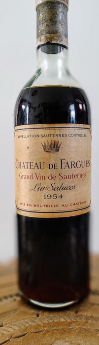 1954 Château de Fargues - Sauternes - 1 Flaske (0,75L)