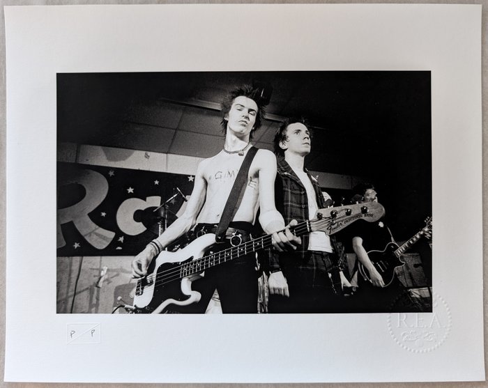 Richard E Aaron - Sex Pistols live in concert 1978 fine art print Printer's Proof of only 5