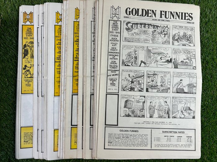 Golden Funnies Golden Funnies nn 1/91 (-n. 83) - Favorite Funnies nn 1/12 - 102 Magasin - Første udgave - 1973/1975