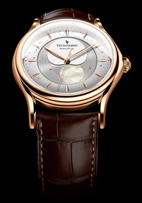 Tecnotempo  - "Moon Phase" - Automatic - Special Edition - - Ingen mindstepris - TT.50MP.RG (gold tone) - Mænd - 2011-nu