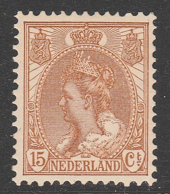 Holland 1899 - Dronning Wilhelmina 'Pelskrave' - NVPH 64