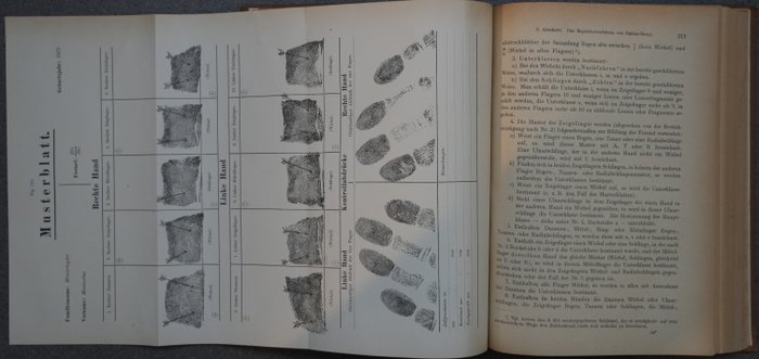 Dr. Robert Heindl - System und Praxis der Daktyloskopie und der sonstigen technischen Methoden der Kriminalpolizei - 1922