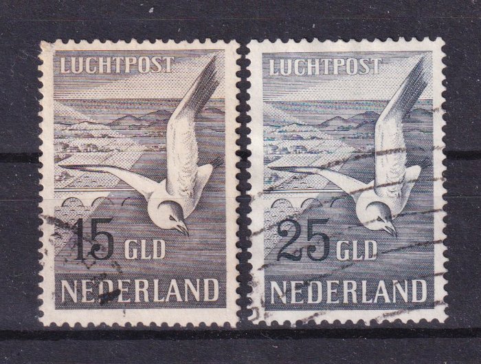 Holland 1951 - Luftpost Måger - NVPH LP12/LP13