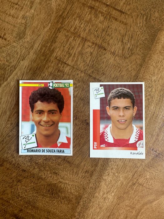 Panini - Voetbal 92/96 PSV - Romario/Ronaldo - 2 Loose stickers