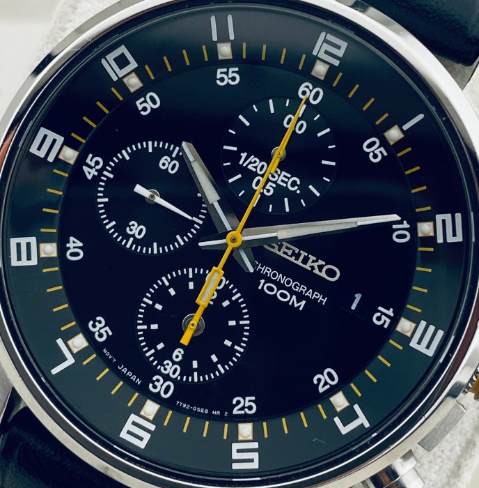 Seiko - Chronograph - Date - Ingen mindstepris - 7T92-0MF0 - Mænd - 2011-nu