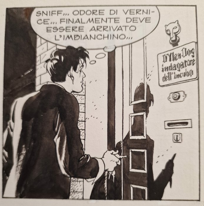 Casertano, Giampiero - 1 Original page - Dylan Dog - n. 127 "Il cuore di Johnny" - 1997