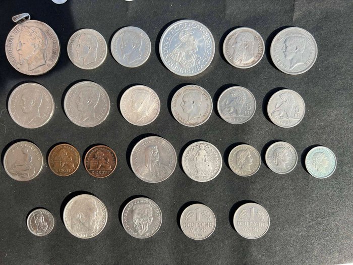 Europa Frankrig Lot de 25 pièces  (Ingen mindstepris)